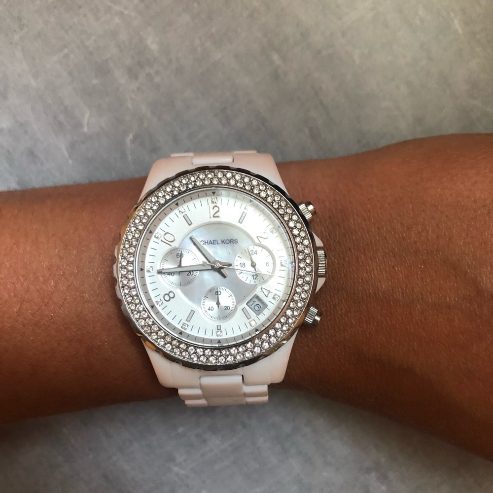 White Michael Kors Watch